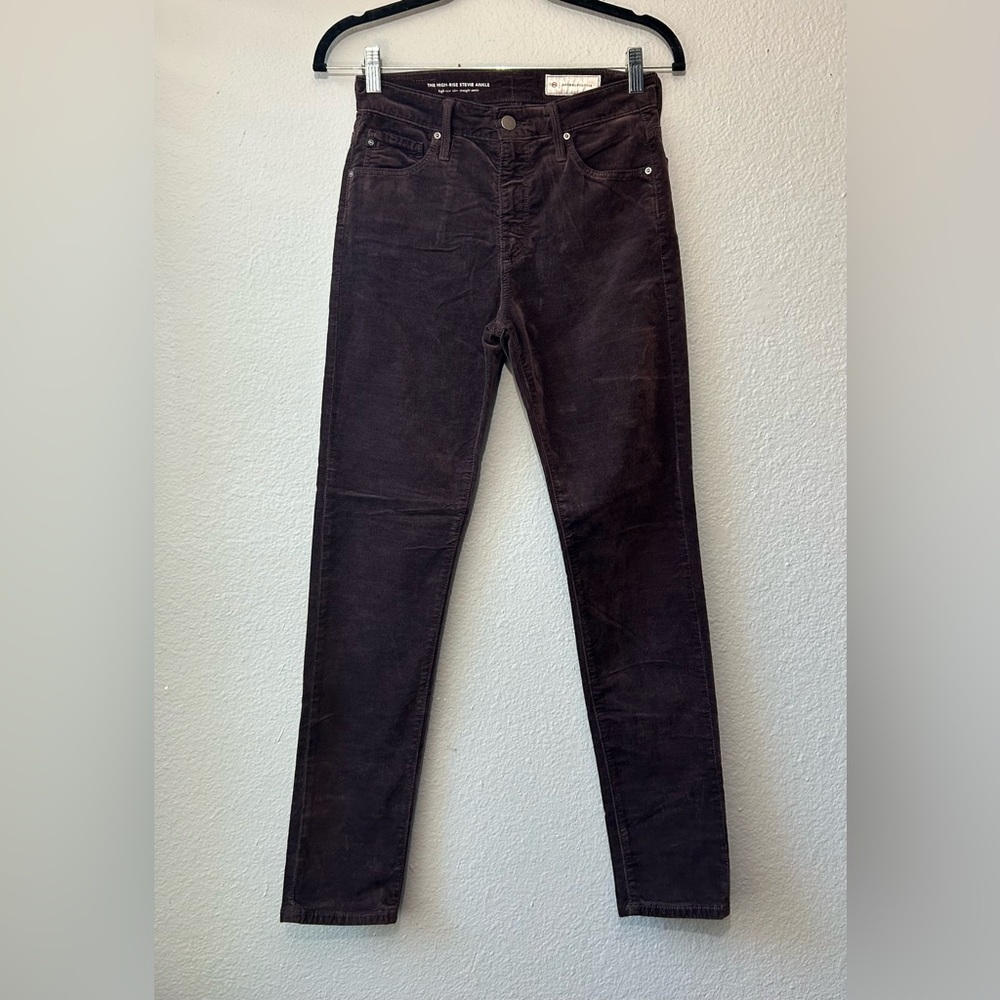 Adriano Goldschmied AG Velvet Pants Women's The Stevie Slim Straight Ankle 26R